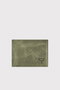 Zoozie Bags Liverpool Crazy Cartera de caballero piel 100% auténtica verde 11x2x8.5cm
